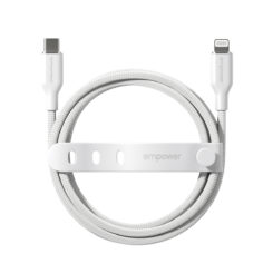 PanzerGlass empower™ by ® Racing 60W USB-C to Lightning Cable | USB 2.0 | 1.2M | Silver White USB-kabel Wit - Afbeelding 5