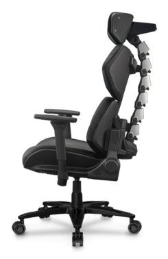 COUGAR Terminator Elite PC-gamestoel Gecapitonneerde zitting Zwart, Zilver - Afbeelding 8