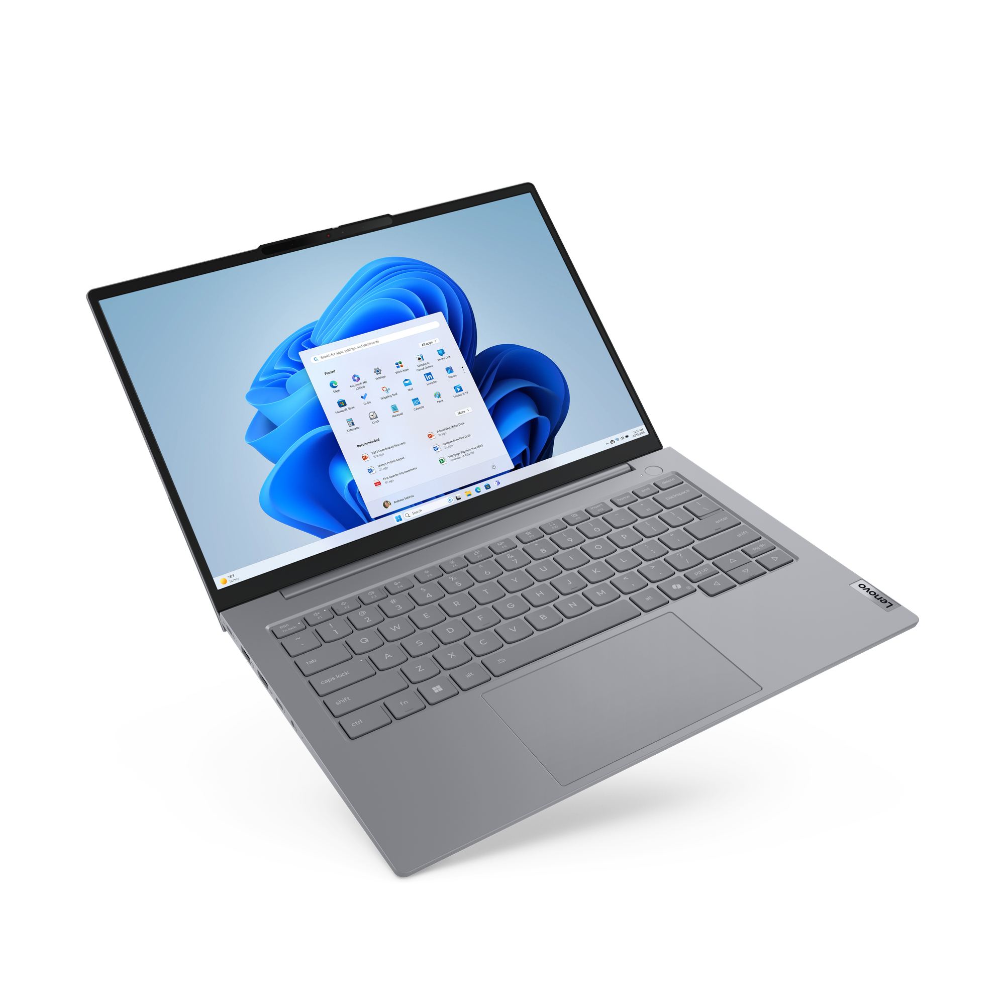Lenovo ThinkBook 14 G8 IAL Intel Core Ultra 5 135H Laptop 35,6 cm (14") WUXGA 16 GB DDR5-SDRAM 512 GB SSD Wi-Fi 6E (802.11ax) Windows 11 Pro Belgisch Grijs - Afbeelding 8