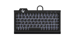 KeySonic KSK-3010ELC (DE) toetsenbord Thuis USB QWERTZ Duits Zwart