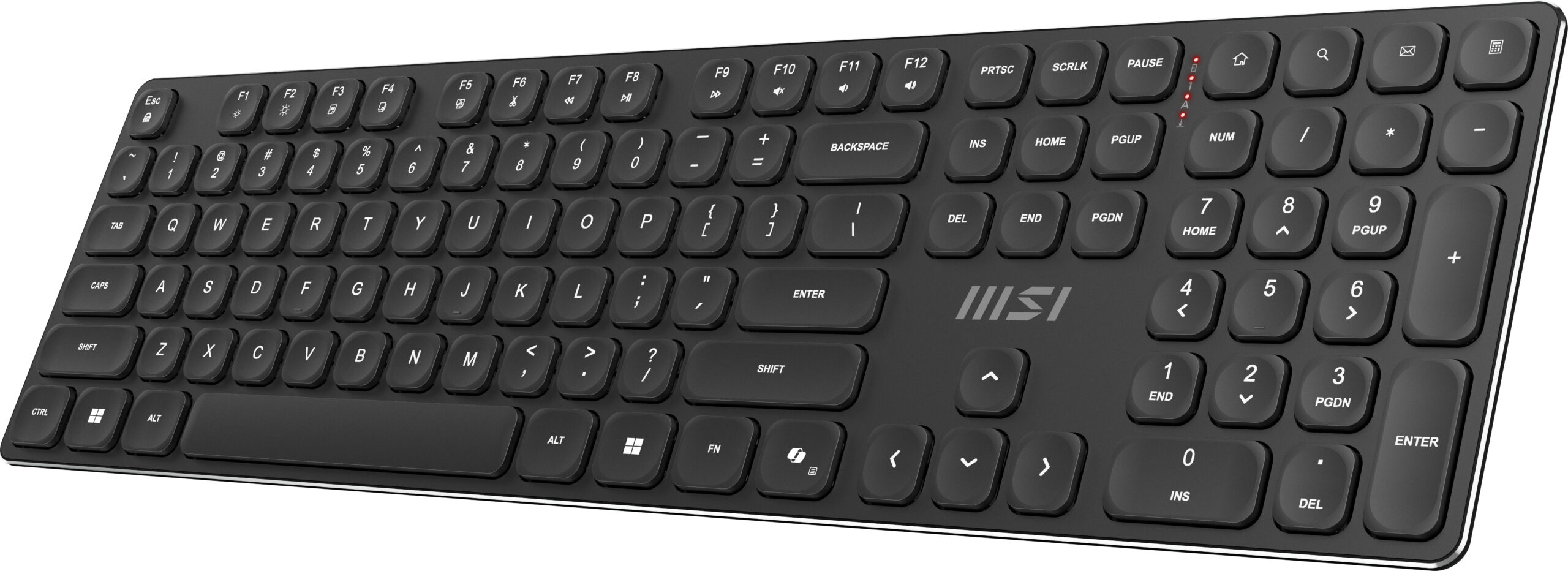 MSI FORGE K210 WIRELESS COMBO toetsenbord Inclusief muis Thuis/Werk USB QWERTY Amerikaans Engels Zwart - Afbeelding 10