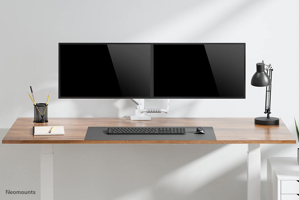 Neomounts DS75-450WH2 Monitorarm 17-32" - gasveer - Topfix - 180°-stop - Afbeelding 17