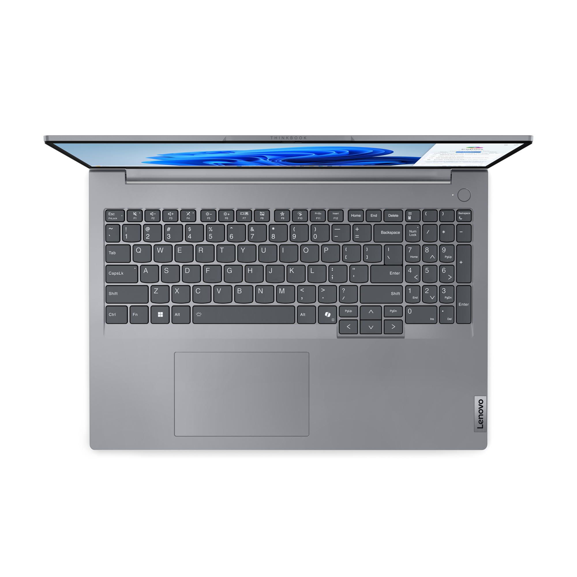 Lenovo ThinkBook 16 G7 ARP AMD Ryzen™ 5 7535HS Laptop 40,6 cm (16") WUXGA 16 GB DDR5-SDRAM 512 GB SSD Wi-Fi 6E (802.11ax) Windows 11 Pro Engels Grijs - Afbeelding 10