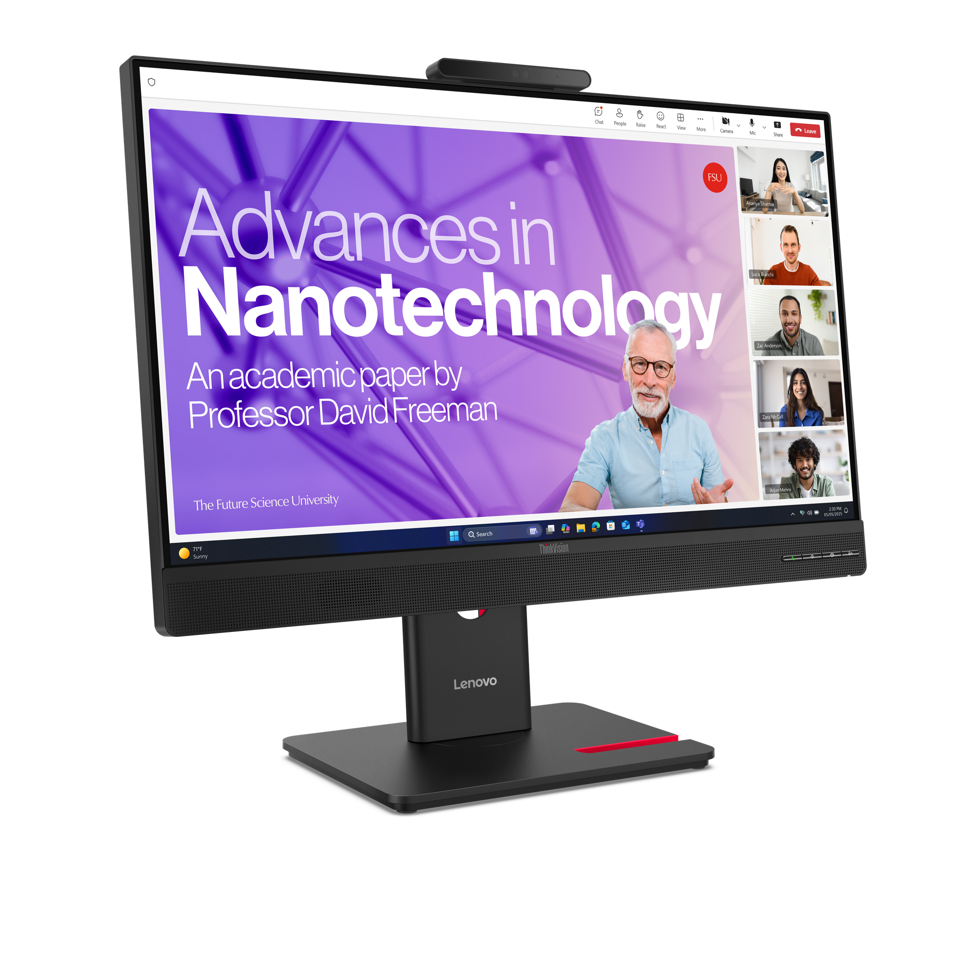 Lenovo ThinkVision T27QD-4v Monitor - Afbeelding 3