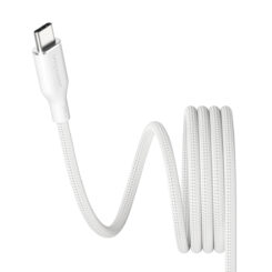 PanzerGlass empower™ by ® Magnetic 240W USB-C to USB-C Cable | USB 2.0 | 1.5M | Silver White USB-kabel Wit - Afbeelding 7
