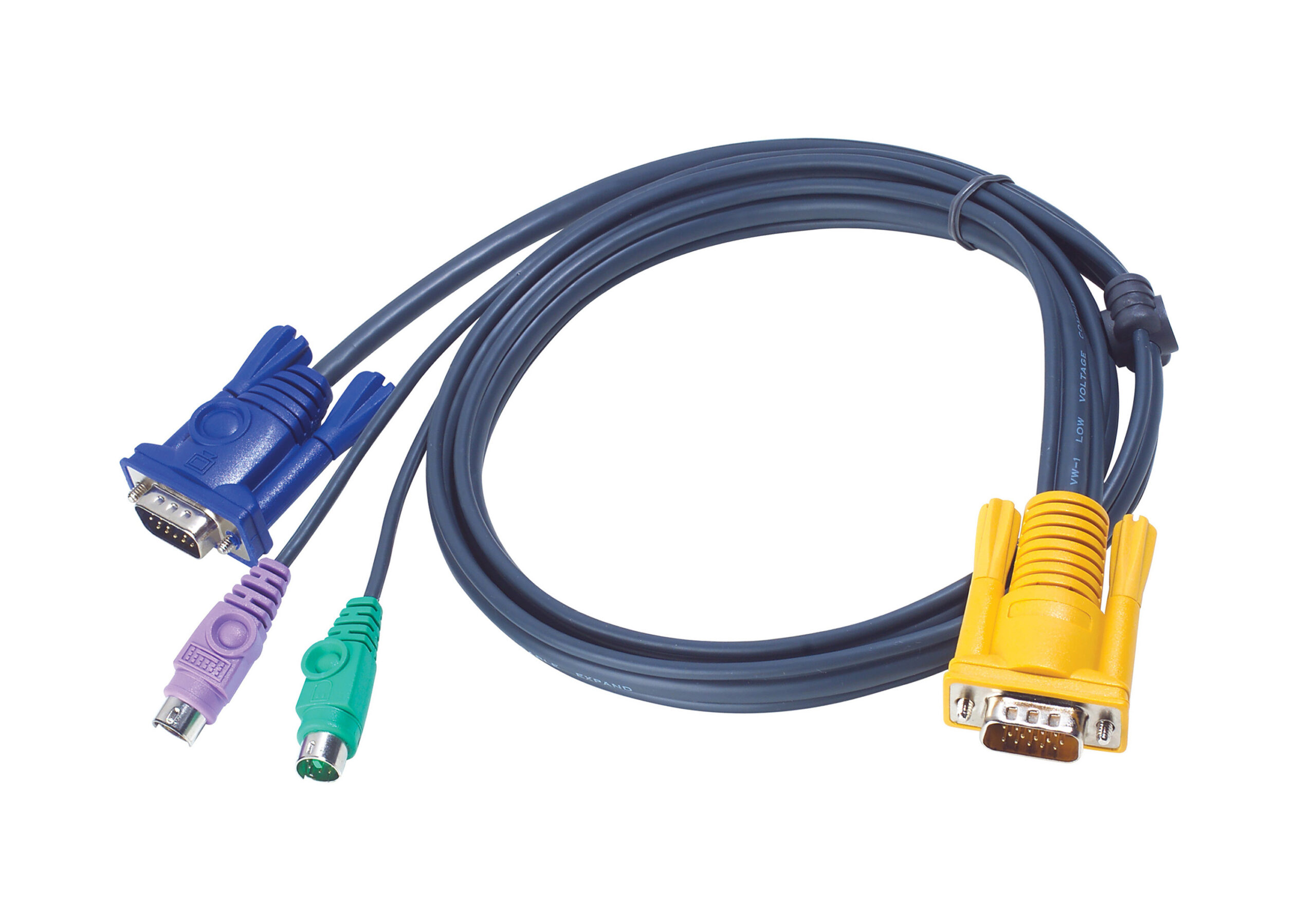ATEN 1.8M PS/2 KVM Kabel met 3 in 1 SPHD - Afbeelding 2