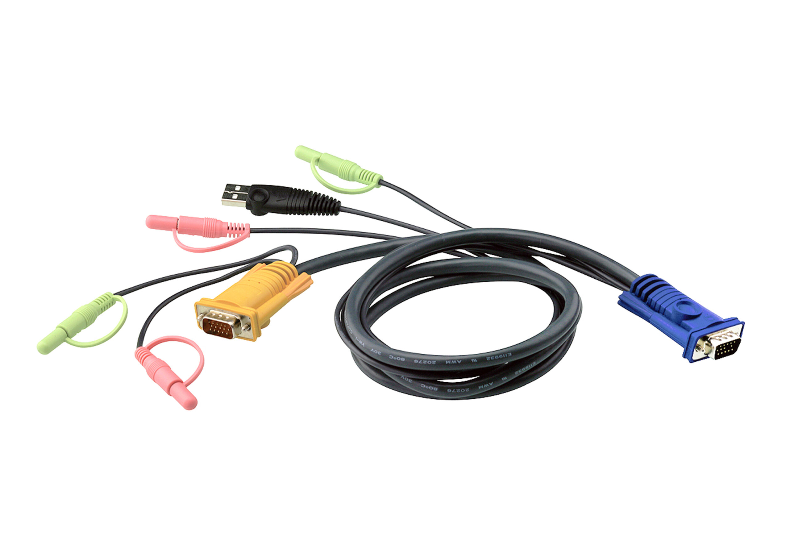 ATEN 5M USB KVM Kabel met 3 in 1 SPHD en Geluid - Afbeelding 2