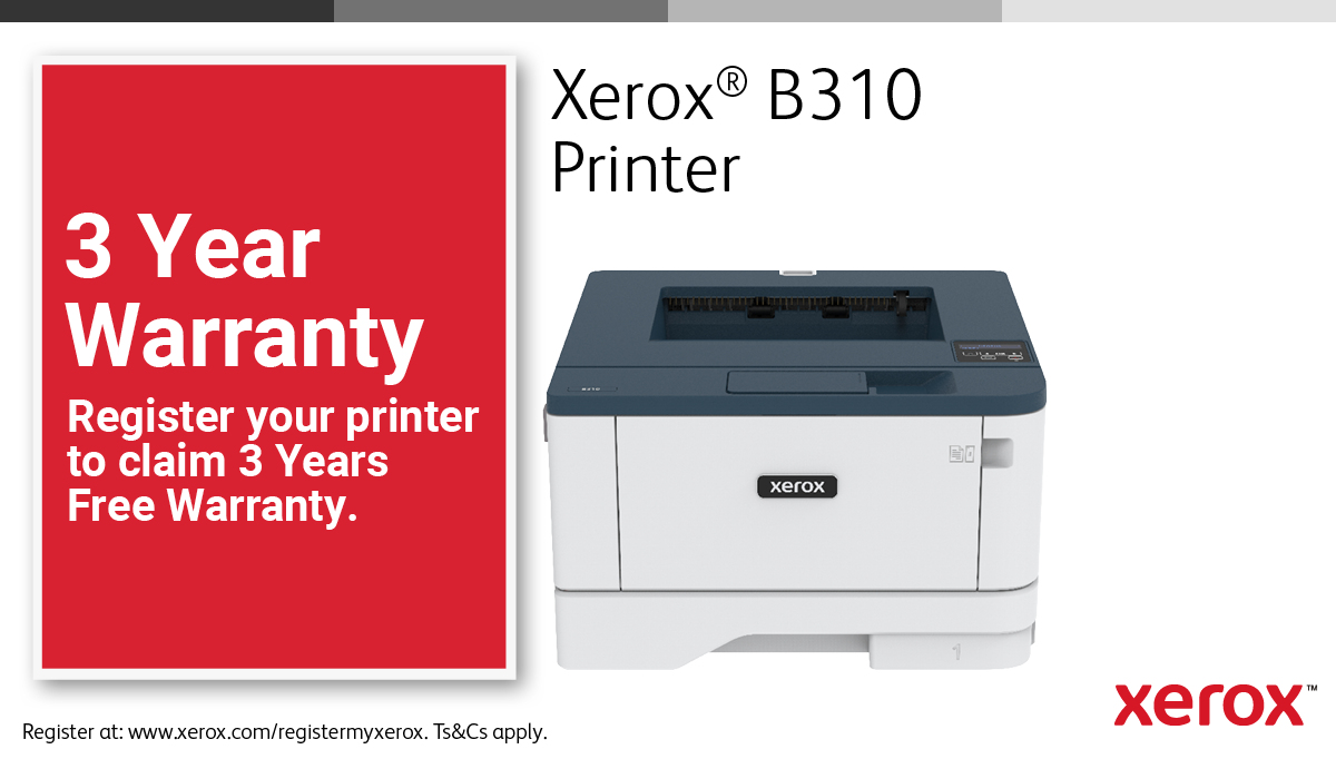 Xerox B310 A4 40 ppm draadloze dubbelzijdige printer PS3 PCL5e/6 2 laden totaal 350 vel - Afbeelding 15