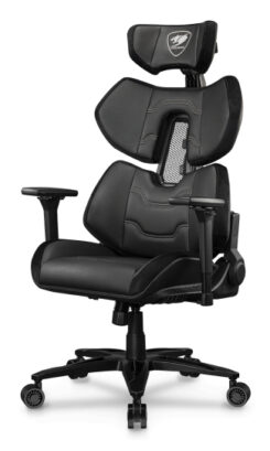 COUGAR Terminator Elite PC-gamestoel Gecapitonneerde zitting Zwart, Zilver - Afbeelding 9