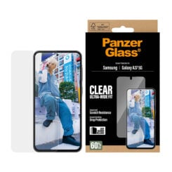 PanzerGlass Screen Protector Ultra-Wide Fit - Clear - Samsung Galaxy A37 5G Doorzichtige schermbeschermer