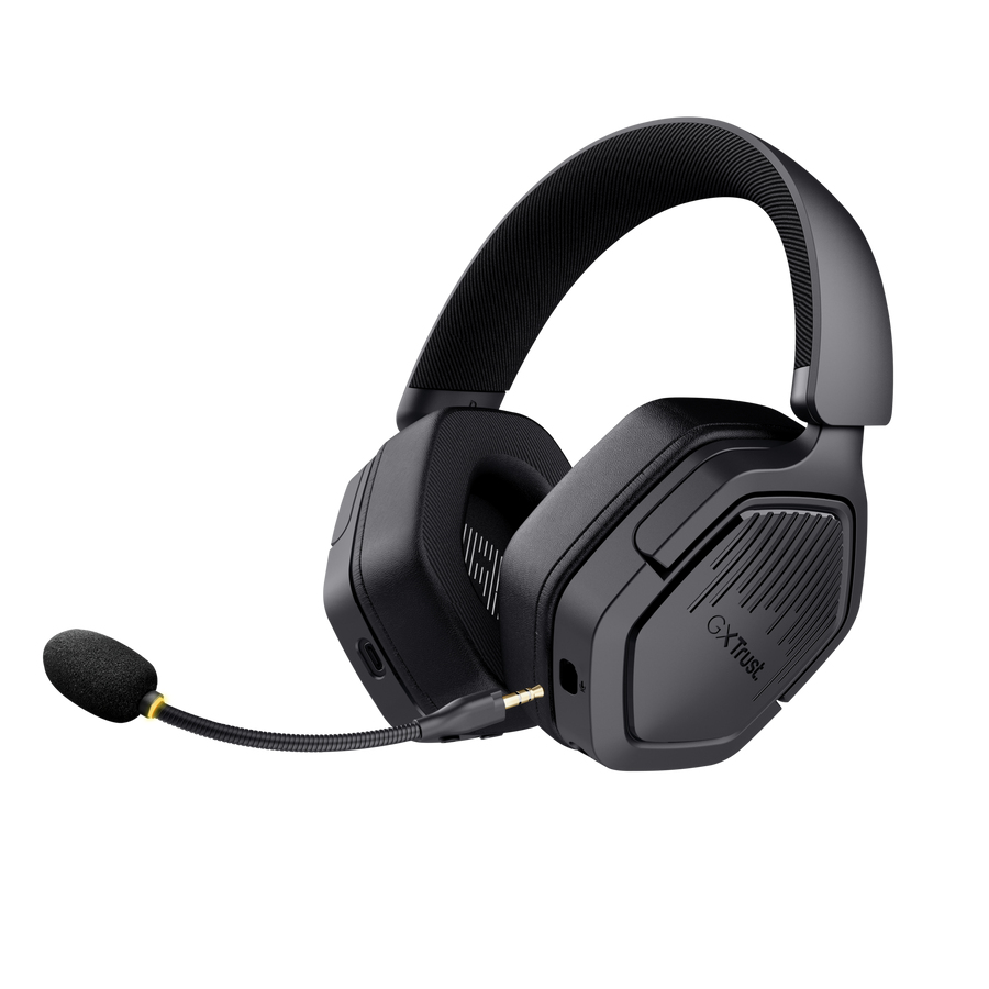 Trust GXT 493PS Carus Headset Bedraad en draadloos Hoofdband Gamen Bluetooth Zwart - Afbeelding 3