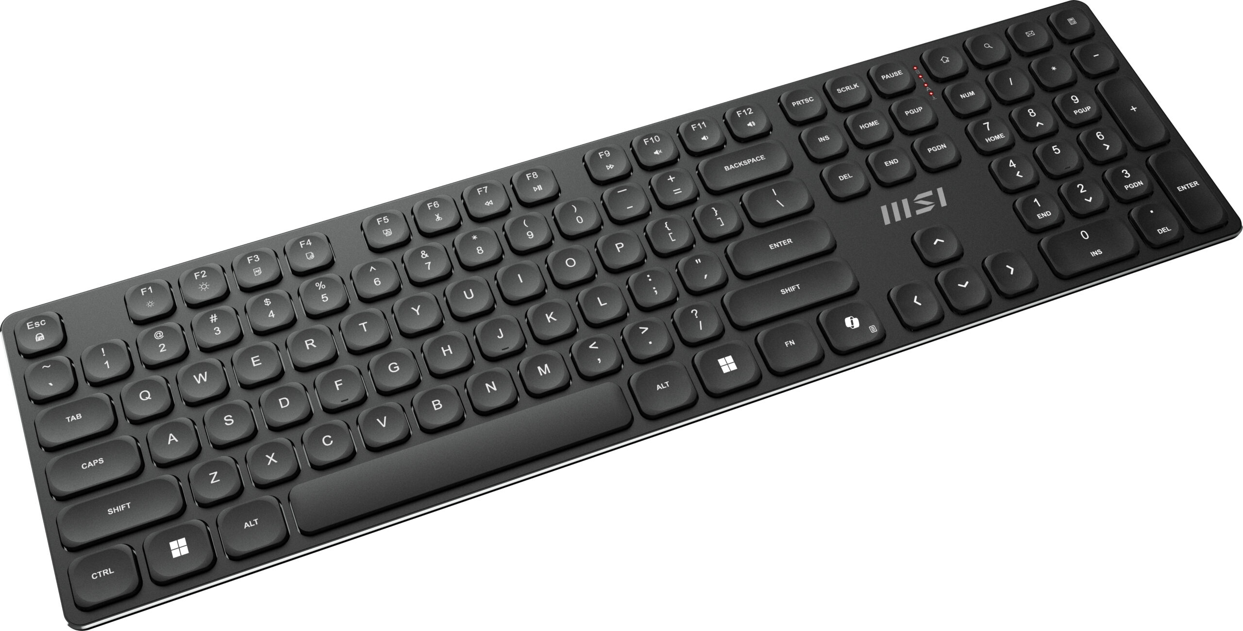 MSI FORGE K210 WIRELESS COMBO toetsenbord Inclusief muis Thuis/Werk USB QWERTY Amerikaans Engels Zwart - Afbeelding 12