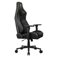 COUGAR CGR-DFF-GLB PC-gamestoel Gestoffeerde gevoerde zitting Zwart, Goud - Afbeelding 7