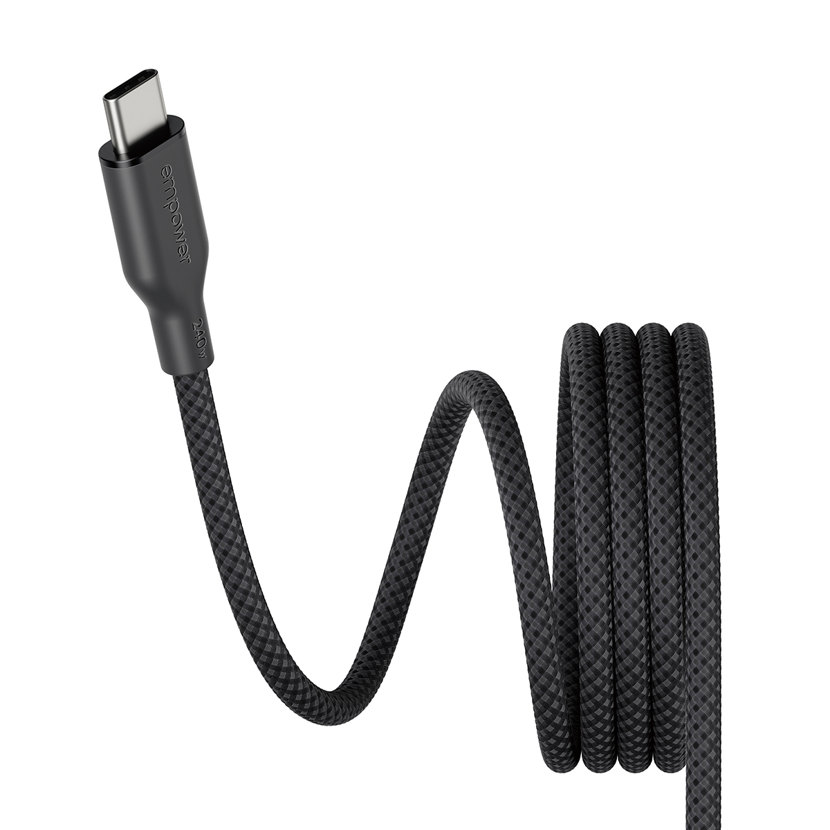 PanzerGlass empower™ by ® Magnetic 240W USB-C to USB-C Cable | USB 2.0 | 1.5M | Space Black USB-kabel 1,5 m Transparant - Afbeelding 7