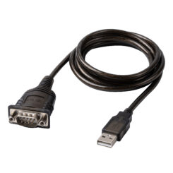 Lindy 43413 seriële kabel Grijs 1,5 m USB Type-A RS-232
