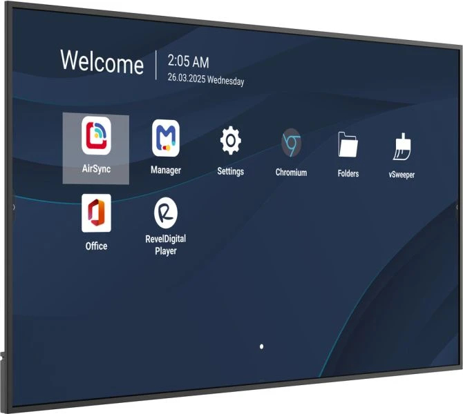 Viewsonic CDE8614-2C beeldkrant Digitale signage flatscreen 2,18 m (86") LCD Wifi 500 cd/m² 4K Ultra HD Zwart Type processor Android 14 24/7 - Afbeelding 3