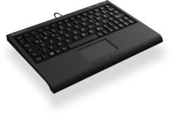 KeySonic ACK-3410 (DE) toetsenbord Kantoor USB QWERTZ Duits Zwart