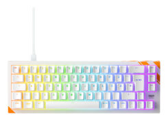 CHERRY K5 PRO TMR COMPACT toetsenbord Gamen USB QWERTZ Duits Oranje, Wit