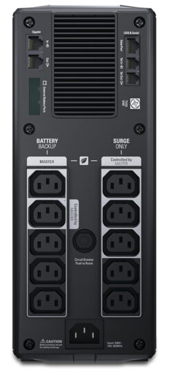 APC Back-UPS Pro BR1500GI Noodstroomvoeding - 1500VA, 10x C13 uitgang, USB, uitbreidbare runtime - Afbeelding 3