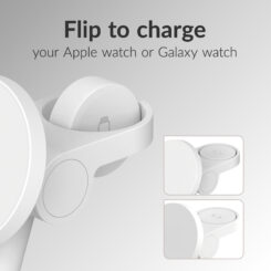 Mobilize 3in1 Charger Station MagSafe Compatible 25W Qi2.2 White - Afbeelding 3