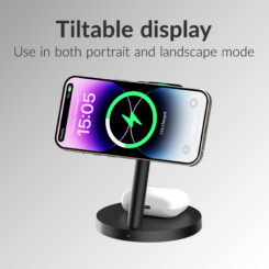 Mobilize 3in1 Charger Station MagSafe Compatible 25W Qi2.2 White - Afbeelding 6