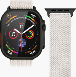 Vonmählen Woven Loop For Apple Watch 40 - 41 - 42mm One Size Black/Cream