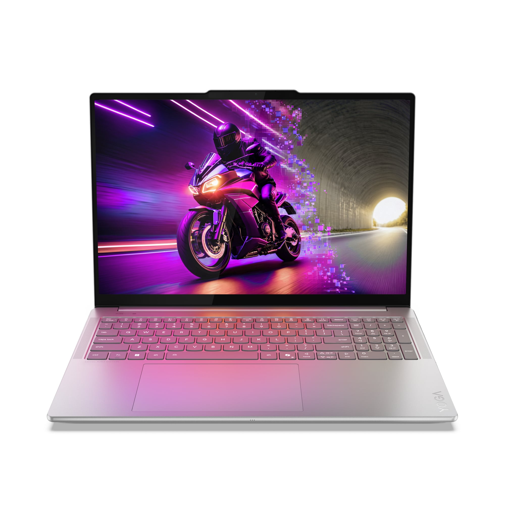 Lenovo Yoga Pro 9 16IAH10 Intel Core Ultra 7 255H Laptop 40,6 cm (16") WQXGA+ 32 GB LPDDR5x-SDRAM 1 TB SSD NVIDIA GeForce RTX 5050 Wi-Fi 7 (802.11be) Windows 11 Home Engels Grijs