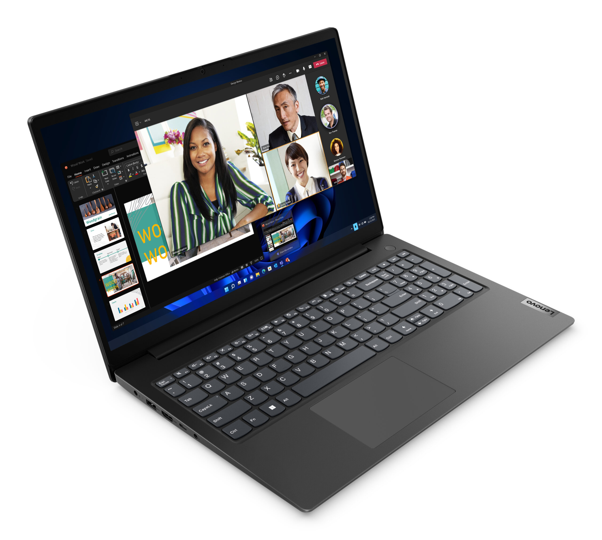 Lenovo V15 G4 IRU Intel® Core™ i5 i5-13420H Laptop 39,6 cm (15.6") Full HD 8 GB DDR4-SDRAM 256 GB SSD Wi-Fi 5 (802.11ac) Windows 11 Pro Engels Zwart - Afbeelding 3