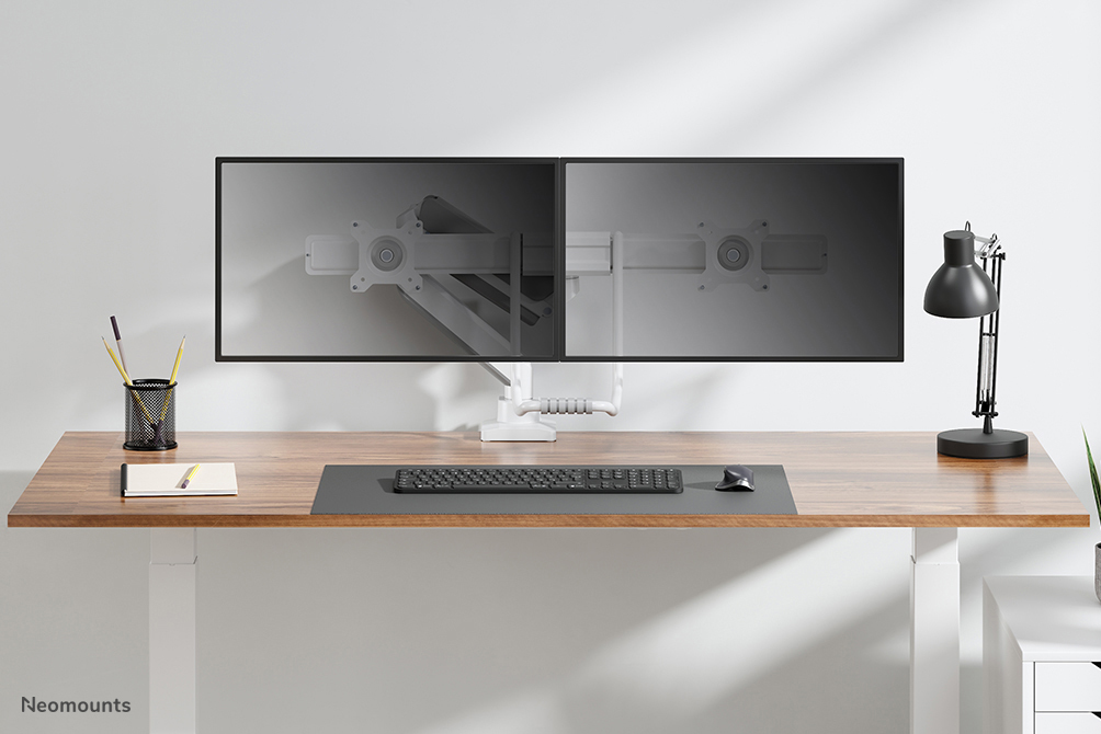 Neomounts DS75-450WH2 Monitorarm 17-32" - gasveer - Topfix - 180°-stop - Afbeelding 16