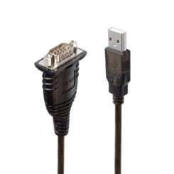 Lindy 43413 seriële kabel Grijs 1,5 m USB Type-A RS-232 - Afbeelding 4