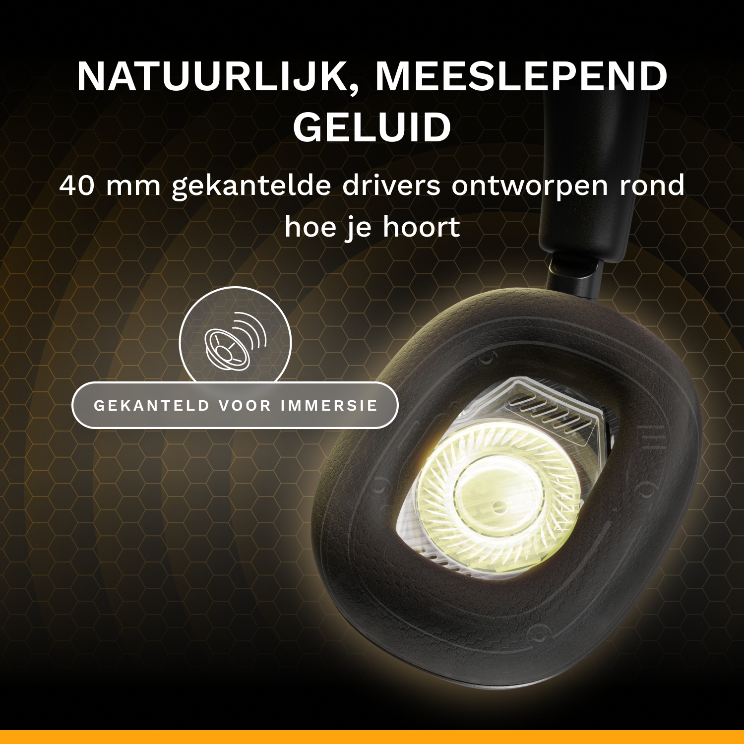 Glorious Gaming Glorious GHS Eternal - Stereo gaming headset voor pc, PS5, PS4, Xbox, Switch - Custom-tuned gekantelde drivers, verstelbare kristalheldere afneembare mic, 3,5 mm - Duurzaam dag/nacht comfort - Zwart - Afbeelding 22