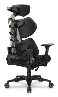 COUGAR Terminator Elite PC-gamestoel Gecapitonneerde zitting Zwart, Zilver - Afbeelding 5