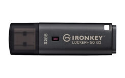 Kingston Technology IronKey 32GB Locker Plus 50 G2, FIPS 197, AES-256