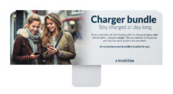 POS - Mobilize - Balie Display incl. Topkaart - Charger