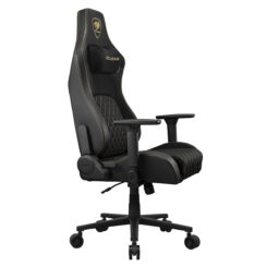 COUGAR CGR-DFF-GLB PC-gamestoel Gestoffeerde gevoerde zitting Zwart, Goud - Afbeelding 6