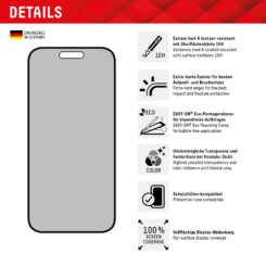 Displex 01844 scherm- & rugbeschermer voor mobiele telefoons Privacy-schermbeschermer Apple 1 stuk(s)