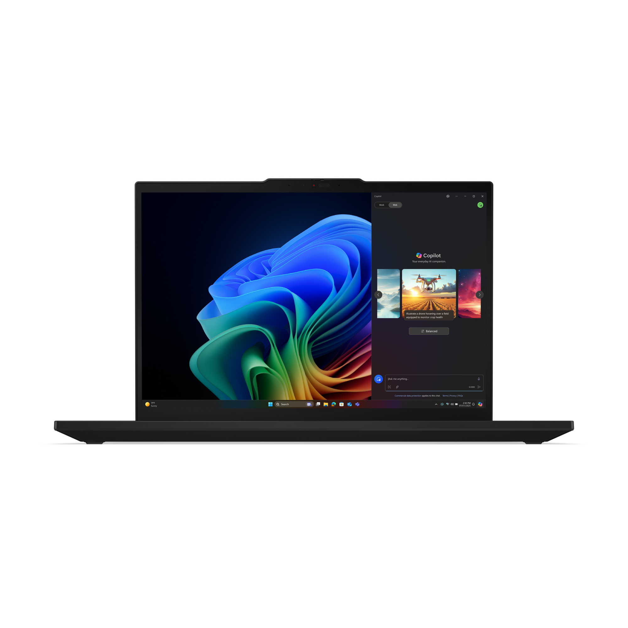 Lenovo ThinkPad T16 Gen 4 (AMD) Copilot+ PC AMD Ryzen AI 7 PRO 350 Laptop 40,6 cm (16") WUXGA 32 GB DDR5-SDRAM 1 TB SSD Wi-Fi 7 (802.11be) Windows 11 Pro Engels Zwart - Afbeelding 6