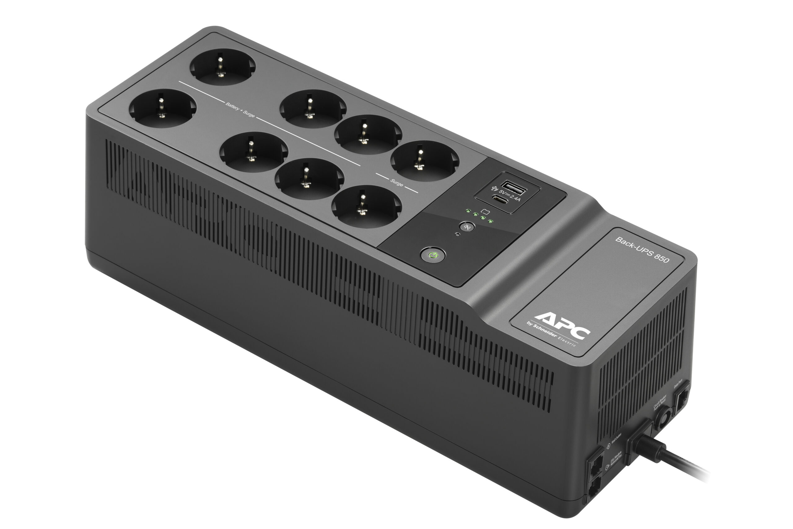 APC Back-UPS BE850G2-GR - Noodstroomvoeding 8x stopcontact, 850VA, 2 USB opladers, 1 USB datapoort - Afbeelding 2