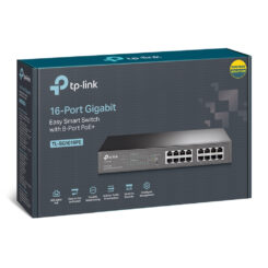 TP-Link TL-SG1016PE netwerk-switch Managed L2 Gigabit Ethernet (10/100/1000) Power over Ethernet (PoE) Zwart - Afbeelding 5