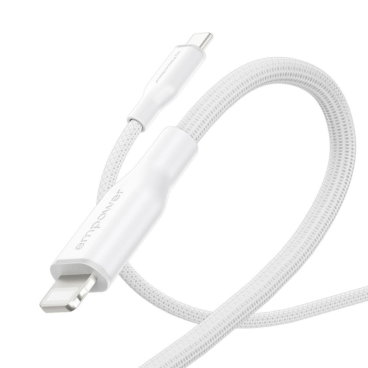 PanzerGlass empower™ by ® Racing 60W USB-C to Lightning Cable | USB 2.0 | 1.2M | Silver White USB-kabel Wit - Afbeelding 7