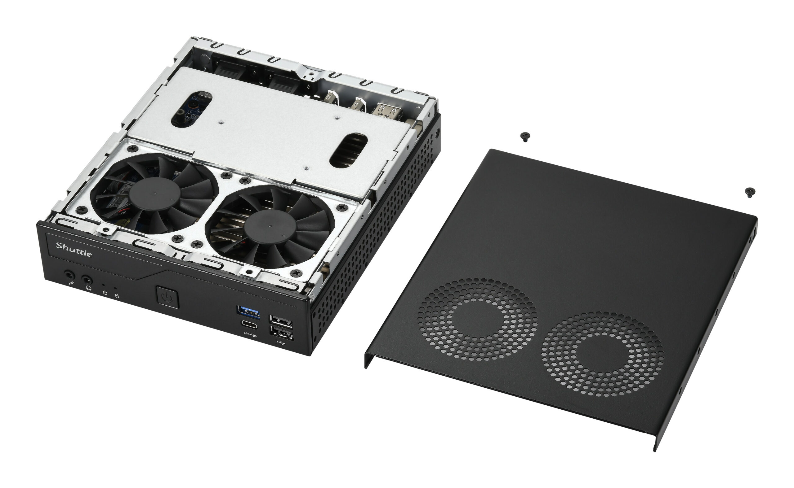 Shuttle XPС slim DH610V2 PC/workstation barebone 1,35L maat pc Zwart Intel H610 LGA 1700 - Afbeelding 6