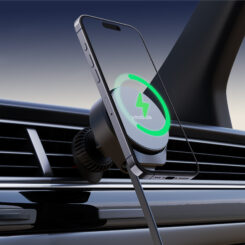 Mobilize MagSafe Compatible Car Holder/Charger 25W Qi2.2 with Retractable USB-C Cable Black - Afbeelding 4