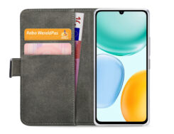 Mobilize Classic Gelly Wallet Book Case Honor X5C Plus Black