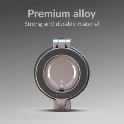Mobilize MagSafe Compatible Phone Holder - 360° Rotatable & Foldable - Vacuum Suction - Premium Alloy - Afbeelding 4