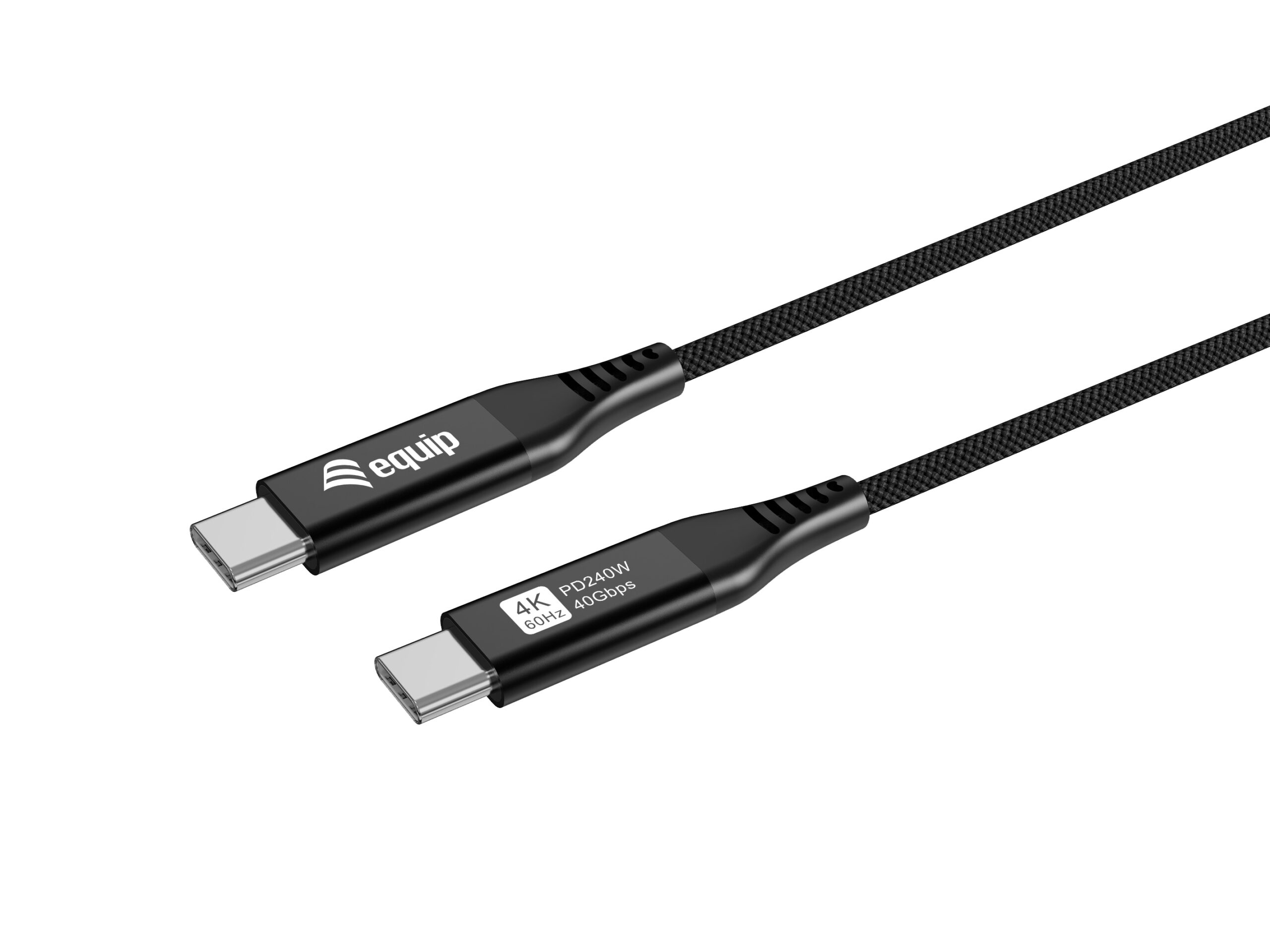 Equip 128389 USB-kabel USB4 Gen 3x2 1,2 m USB C 240 W Zwart