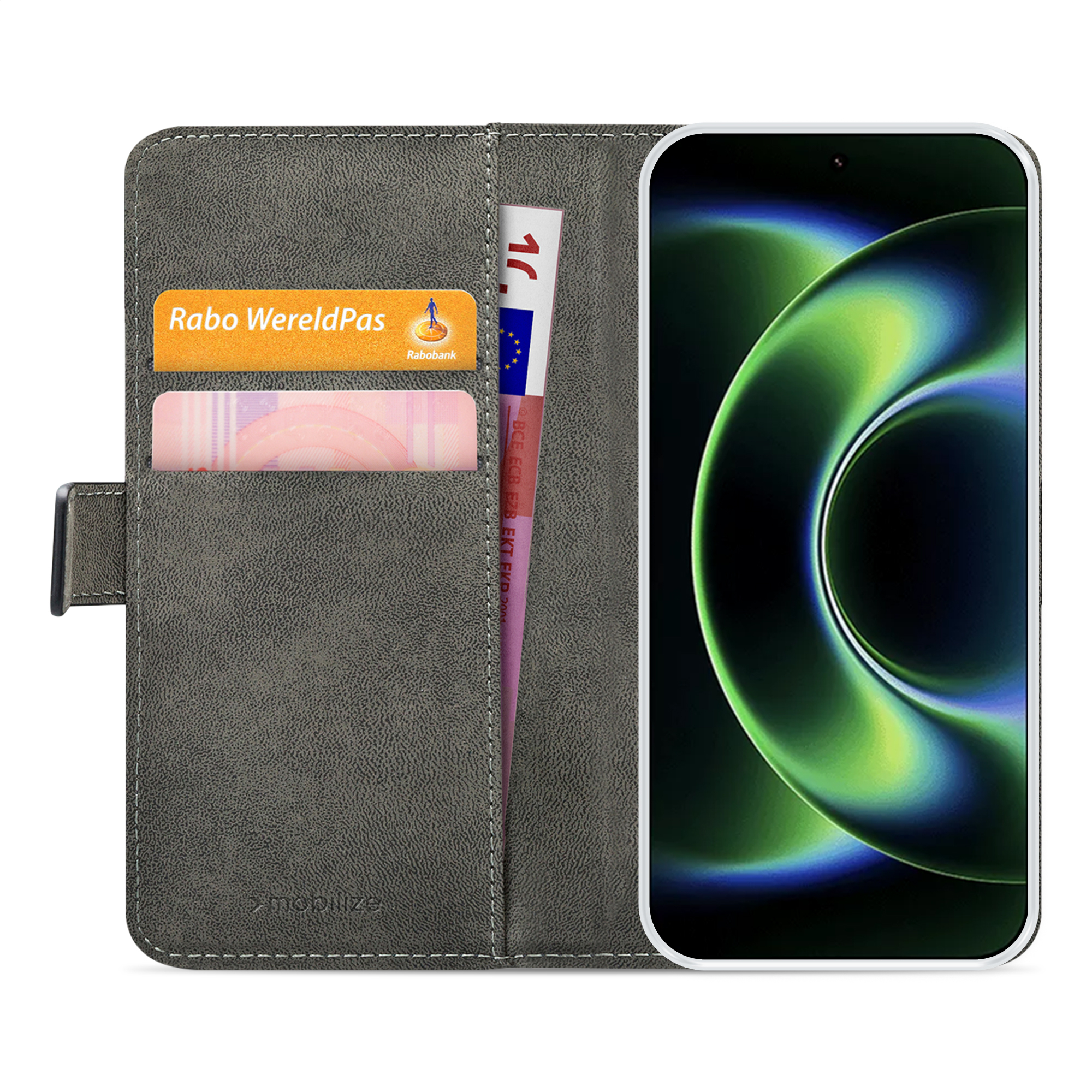 Mobilize Classic Gelly Wallet Book Case Xiaomi 17 Ultra Black - Afbeelding 2