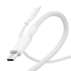 PanzerGlass empower™ by ® Racing 60W USB-C to USB-C Cable | USB 2.0 | 1.2M | Silver White USB-kabel Wit - Afbeelding 7