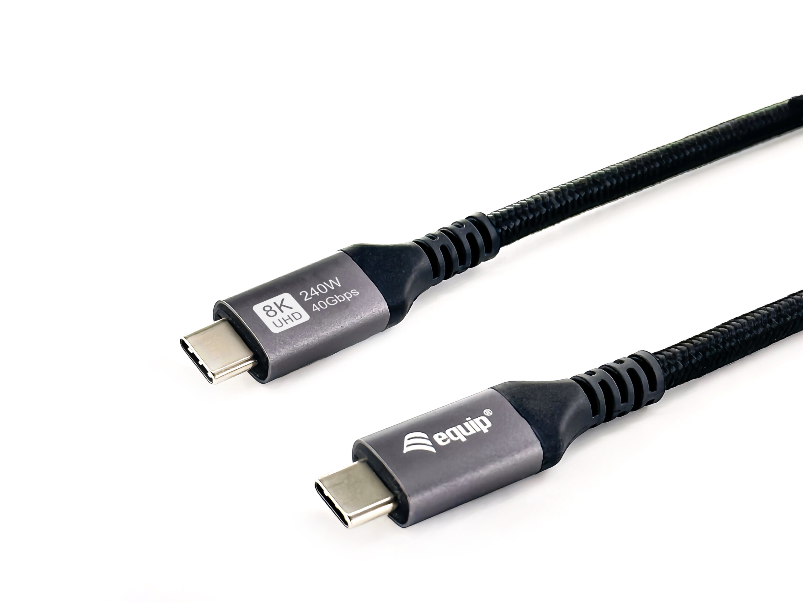 Equip 128380 USB-kabel USB4 Gen 3x2 0,5 m USB C 40 Gbit/s 240 W Zwart - Afbeelding 3