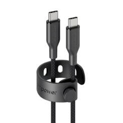 PanzerGlass empower™ by ® Racing 240W USB-C to USB-C Cable | USB 2.0 | 1.2M | Space Black USB-kabel Zwart