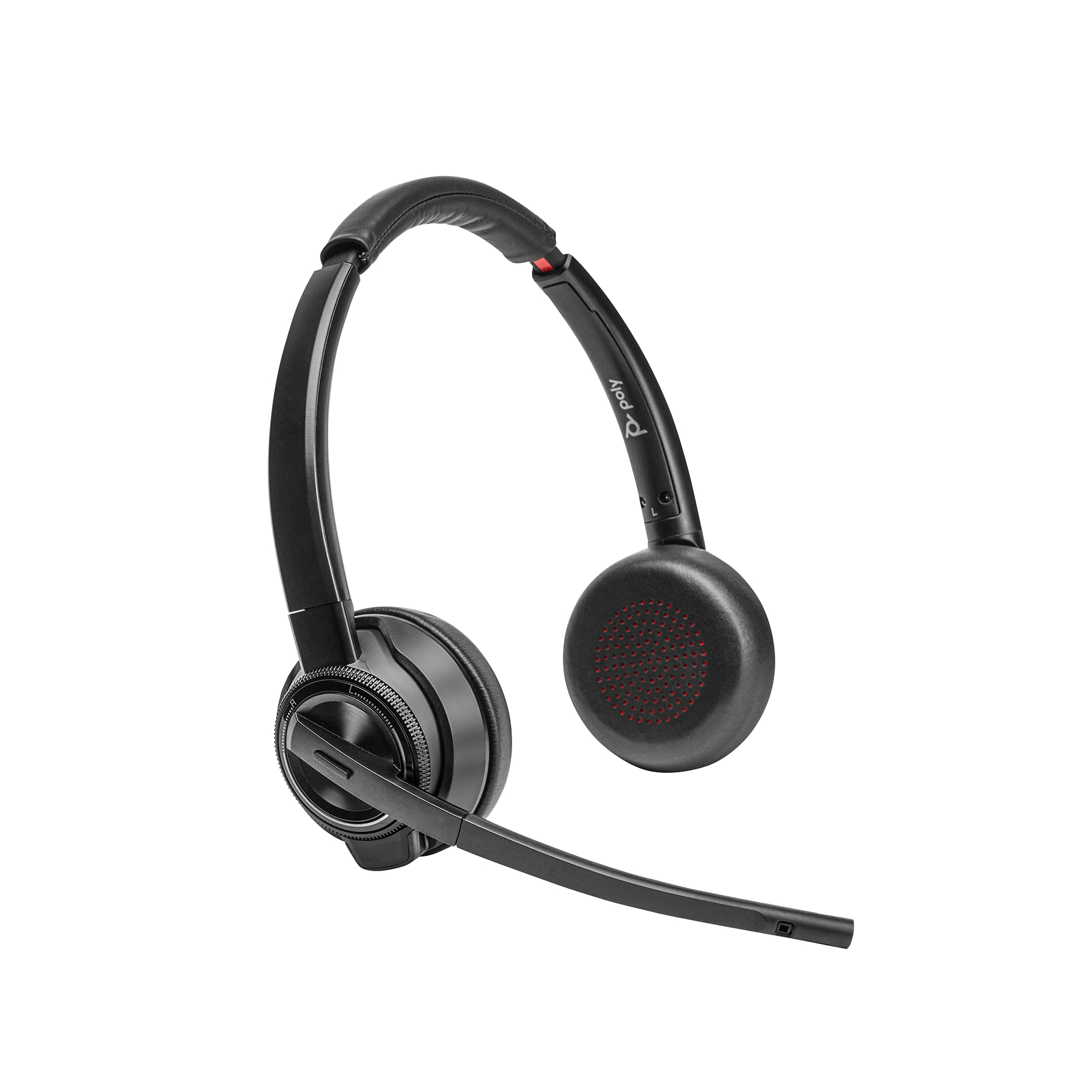 HP Poly Savi 8420 Office Stereo Microsoft Teams Certified DECT 1880-1900 MHz Headset - Afbeelding 2